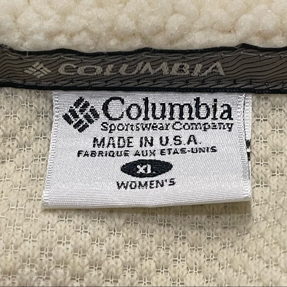 COLUMBIA Women’s Sherpa Full Zipper Jacket Size XL - Picture 5 of 10